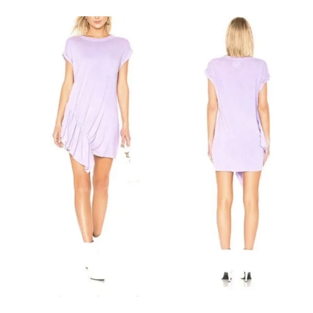 $178 NEW Current Elliott Pacific Ave Orchid Petal Purple T-Shirt Dress S Small 1